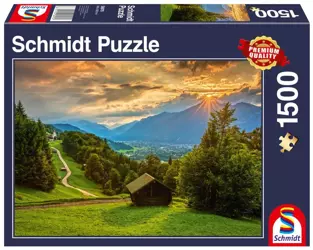 Puzzle 1500 PQ Zachód słońca nad Wambergiem 110007 - Schmidt Spiele Puzzle