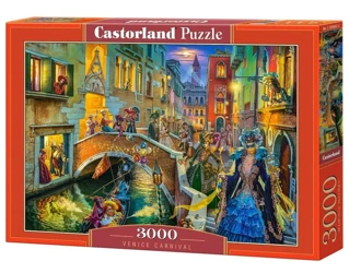 Puzzle 3000 Venice Carnival CASTOR - Castorland