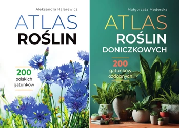 Atlas roślin doniczk. 200 gat ozd + Atlas roślin - Aleksandra Halarewicz