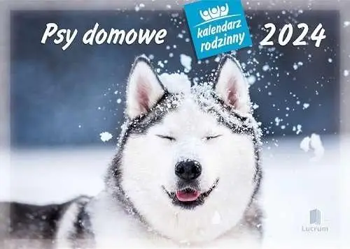 Kalendarz 2024 Rodzinny Psy domowe - Lucrum