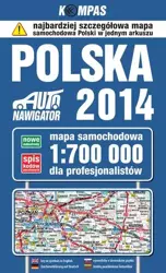 Polska 2014 Mapa samochodowa dla profesjonalistów 1:700 000