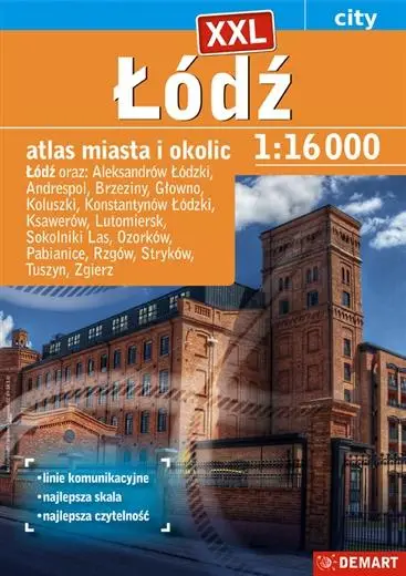 Atlas miasta Łódź plus 15 1:16000 - praca zbiorowa