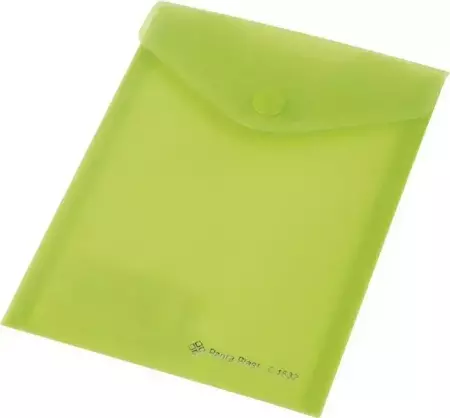 Koperta Focus C4532 A6 przezroczysta zielona - Panta Plast