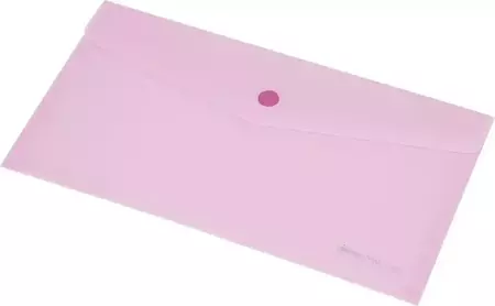 Koperta Focus C4533 DL przezroczysta różowa - Panta Plast
