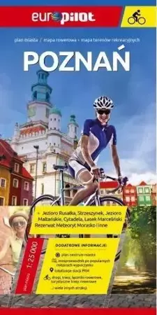Mapa rowerowa - Poznań 1:25 000 - praca zbiorowa