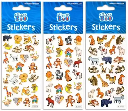 Naklejki Sticker BOO silver mini Zwierzęta