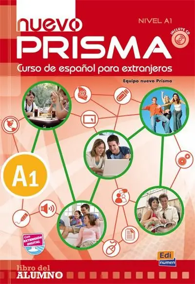 Nuevo Prisma nivel A1 podręcznik +CD EDI-NUMEN - Praca zbiorowa