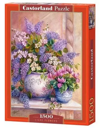 Puzzle 1500 Lilac Flowers CASTOR - Castorland