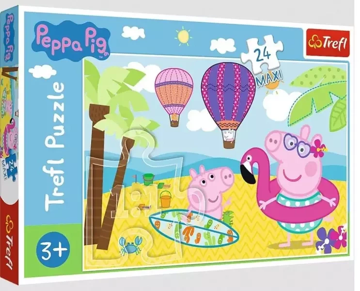 TREFL Puzzle MAXI Świnka Peppa 24 elementy