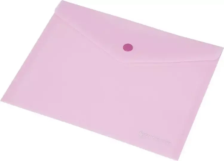 Teczka kopertowa na zatrzask Panta Plast A4 różowy
