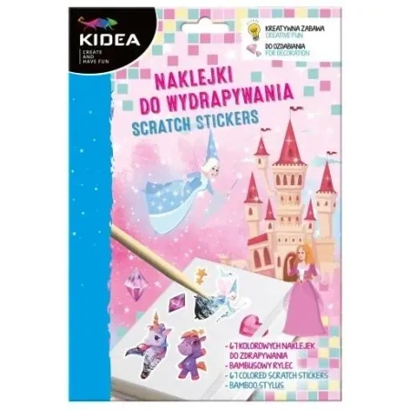 Naklejki do wydrapywania Magiczny Świat KIDEA - DERFORM