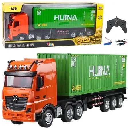 Ciężarówka z kontenerem RC 1:18 - Leantoys