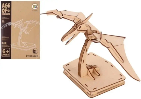 Puzzle drewniane 3D Dinozaur Pterozaur - Pro Kids