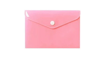 Teczka koperta A6 PP pastel różowa - Biurfol