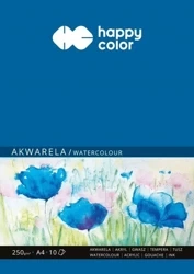Blok akwarelowy ART A4/10K 250g HAPPY COLOR - GDD