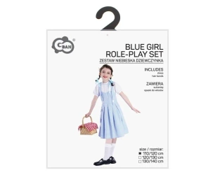 Strój dla dzieci Niebieska dziewczynka 110/120cm - Godan