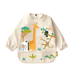 Śliniak z długim rękawem - Dżungla