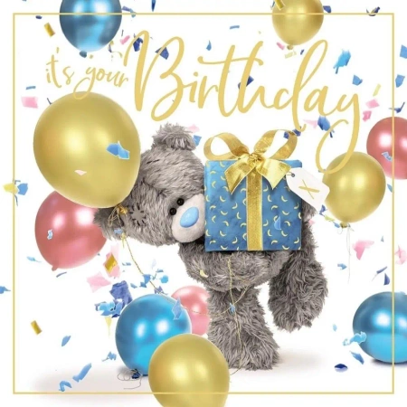 Kartka urodzinowa holograficzna 3D It's your... - Carte Blanche Greetings Ltd.