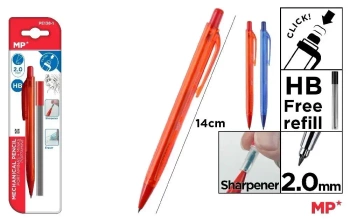 Ołówek automatyczny + rysiki 2.0mm MIX - MP Main Paper