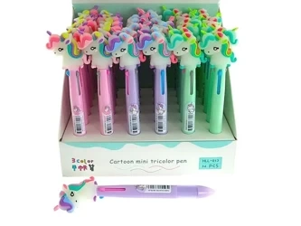 Długopis wielokolorowy z jednorożcem (36szt) - ADAR