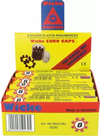 KAPISZONY 8 STRZAŁOWE DO PISTOLETU