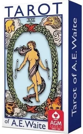 A.E. Waite Tarot Mini Blue Edition GB - Cartamundi