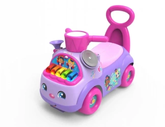 Jeździk Fisher Price Muzyczna Parada fioletowy - Pulio