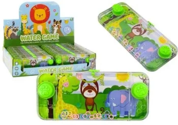 Gra wodna Małpka Żyrafa Safari kółeczka zielona - Leantoys