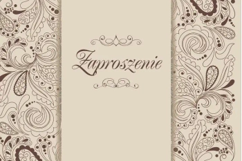 Zaproszenie ZT16 (10szt.) - Trend