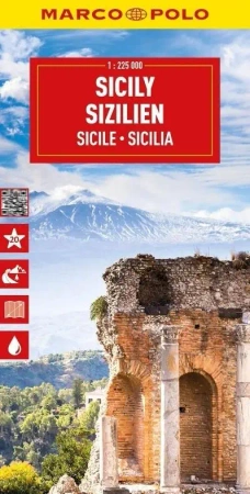 Mapa drogowa Sycylia 1:225 000 - praca zbiorowa