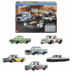 Hot Wheels ZAMAC PICK-UPS 2024 Box Set Multi 6 Pack Datsun Chevy NISSAN - Mattel