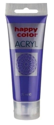 Farba akrylowa 75ml fioletowa HAPPY COLOR - GDD