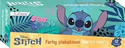 Farby plakatowe 12 kolorów 20ml Stitch - ST-MAJEWSKI