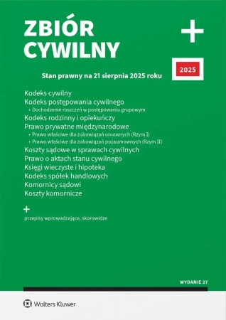 Zbiór cywilny PLUS 2025 w.27 - praca zbiorowa