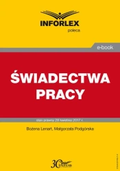 eBook ŚWIADECTWA PRACY - Bożena Lenart