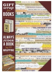 Gift wrap Papier do książki Reading list - IF
