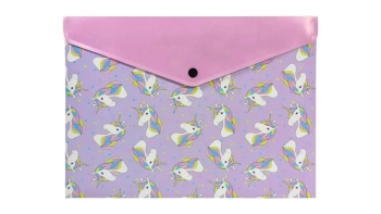 Teczka A4 kopertowa PP Unicorn - BIURFOL