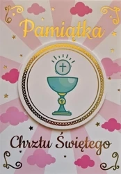 Karnet Chrzest dziewczynka - YEKU