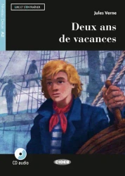 LF Deux ans de vacances Livre + Audio CD A2 - Jules Verne