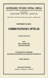 Commentationes opticae 2nd part - Euler Leonhard