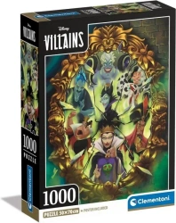 Puzzle 1000 Compact Disney Villains - Clementoni