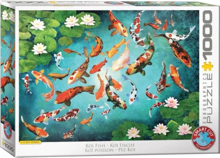 Puzzle 1000 elementów. Kolorowe Koi