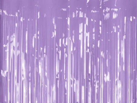 Kurtyna party jasny fiolet 100x200cm - PartyDeco
