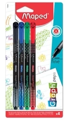 Cienkopis Graph Peps Deco 4 kolory MAPED