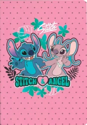 Disney Blue. Zeszyt A5 3 linie kolor. 32 kartki. Stitch 3