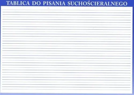 Tablica do pisania suchościeralnego - LITERAT