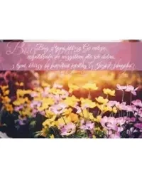 A Kartka składana - Bóg z tymi którzy go miłują - Szaron