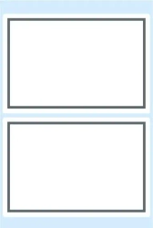 Naklejki szkolne białe 12szt - Herma