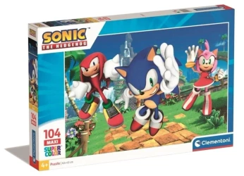 Puzzle 104 Maxi Super Kolor Sonic - Clementoni