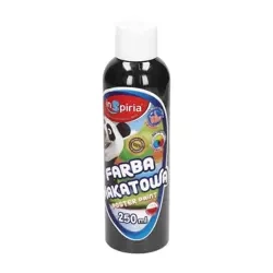 Farba plakatowa czarna 250ml - InSpiria